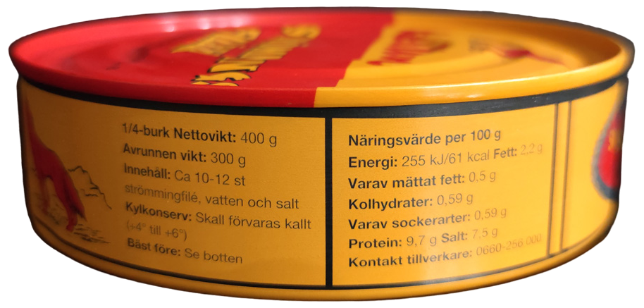 Surstromming Fileer / Filets - Röda Ulven (Lot de 2 boites)