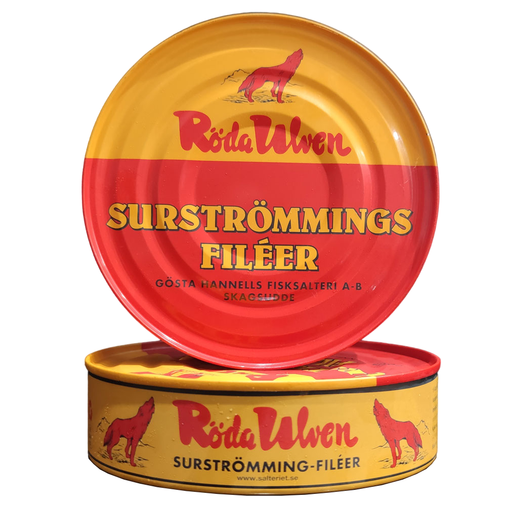 Surstromming Fileer / Filets - Röda Ulven (Lot de 2 boites)