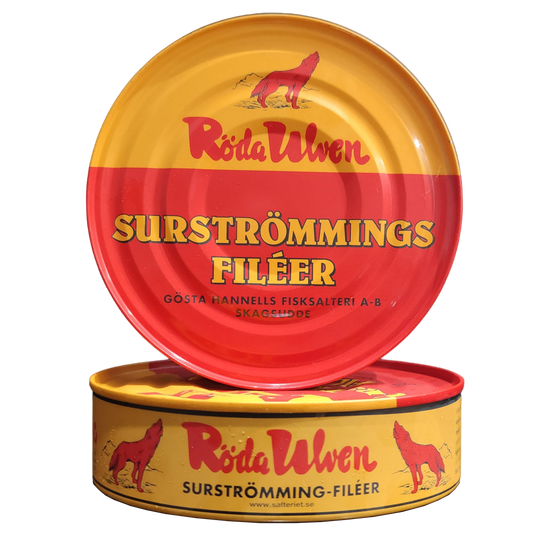Surstromming Fileer / Filets - Röda Ulven (Lot de 2 boites)